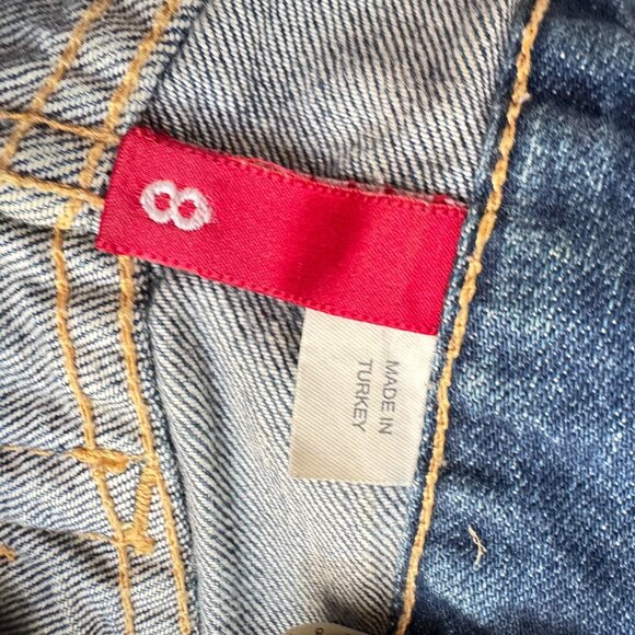 Above the Clouds Denim Skirt Short 8 - Picture 7 of 8